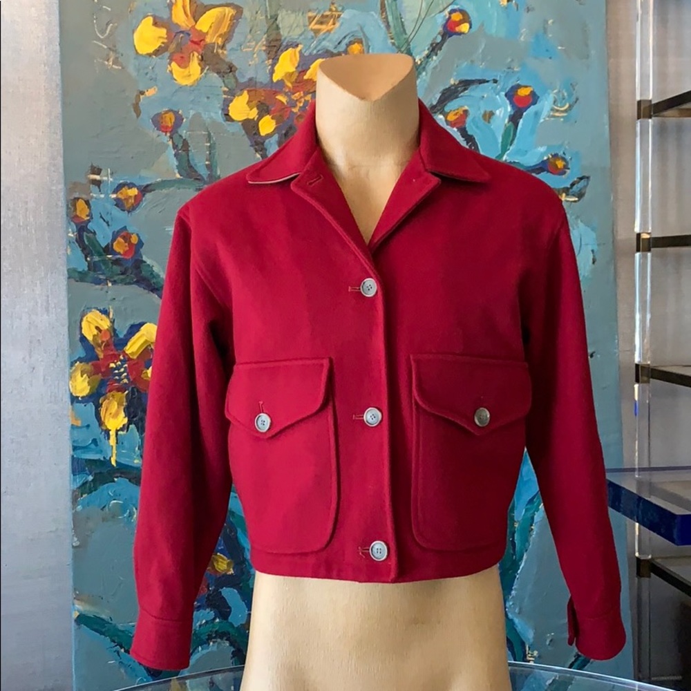 Wool Jacket made in the USA by McKenzie Tribe XS